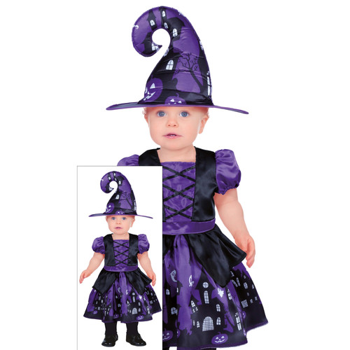 Costume vestito purple witch - vestito,