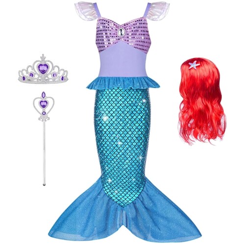 Vestito sirenetta bambina