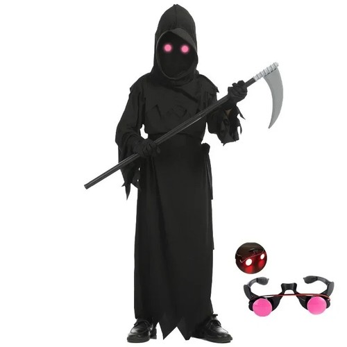 Halloween red eye grim reaper - red,
