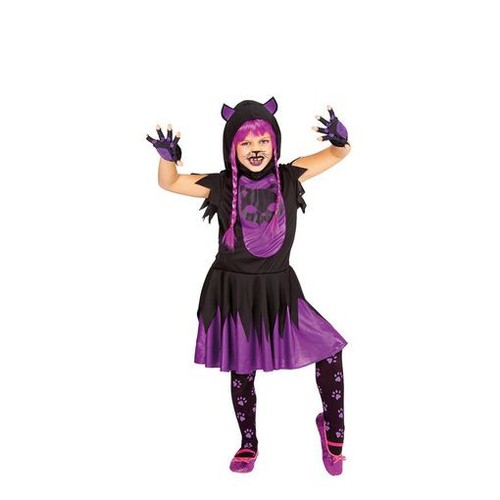 Costume bambina gatto con - bambina,