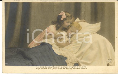 1915 costumi bambini bacio - 1915, il
