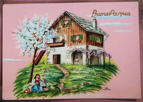 Buona pasqua cartolina - pasqua,